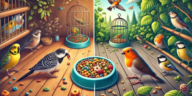 Pet Bird Food vs. Wild Bird Food